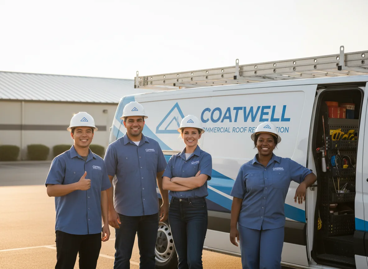 Commercial roof coating company in Bay City, OR